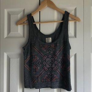 Tribal printed tank top